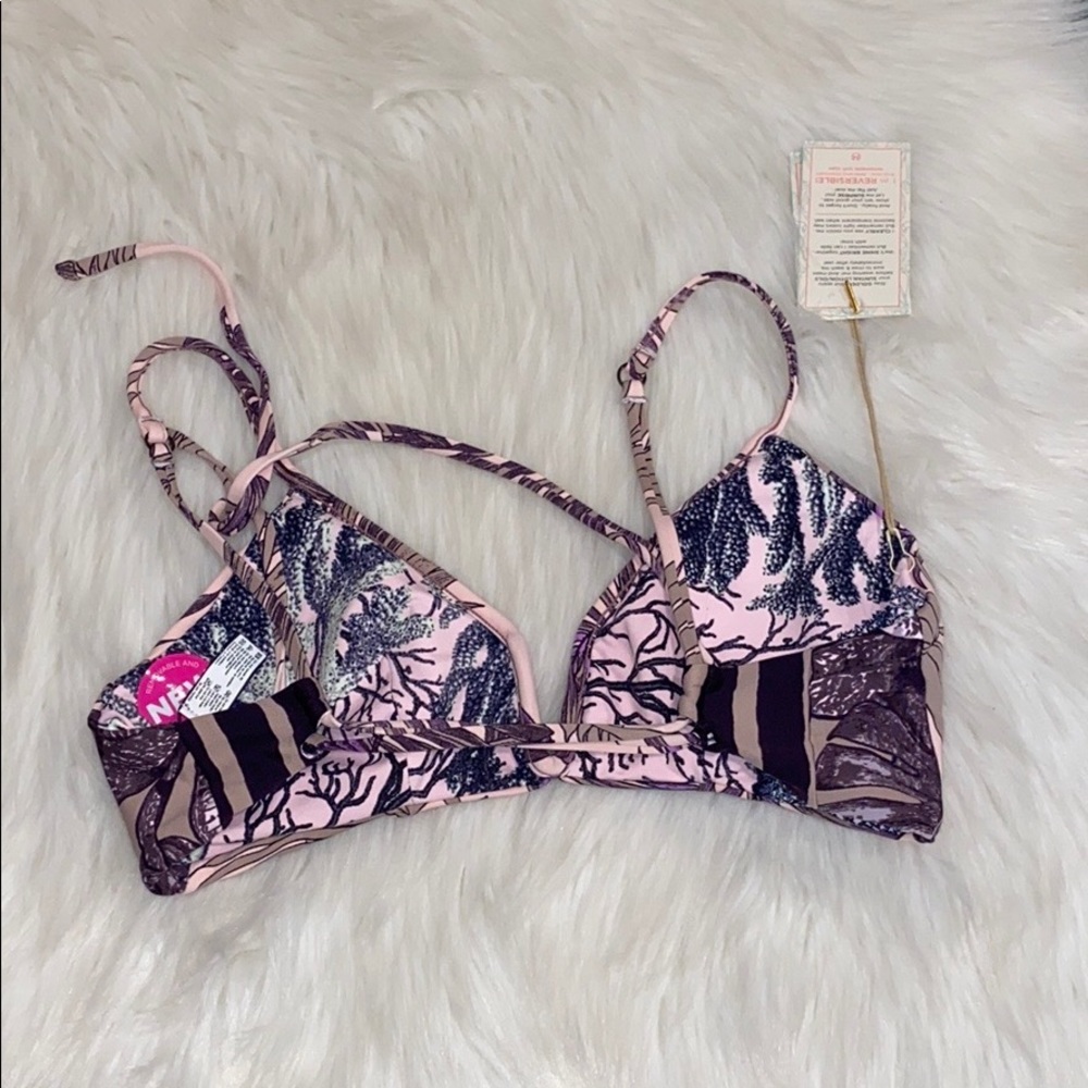 Maaji Bralette underwire Bikini Top Sz L - Picture 9 of 11
